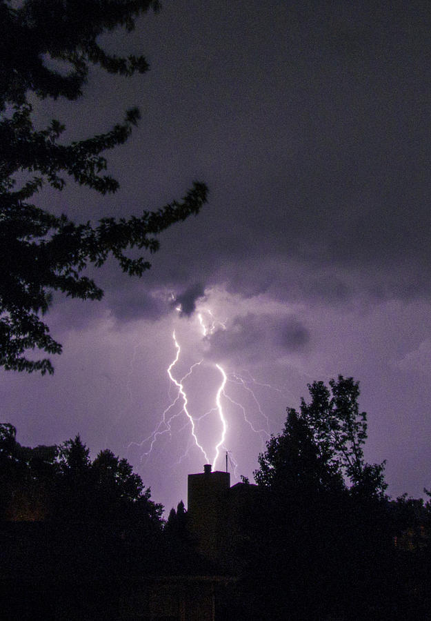 Twisted Lightning Strokes Photograph by Deborah Smolinske