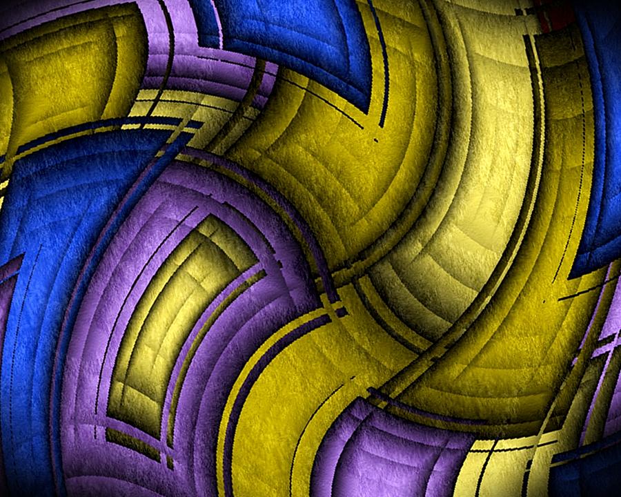 Twisted Digital Art - Twisted Quilt by Terry Mulligan