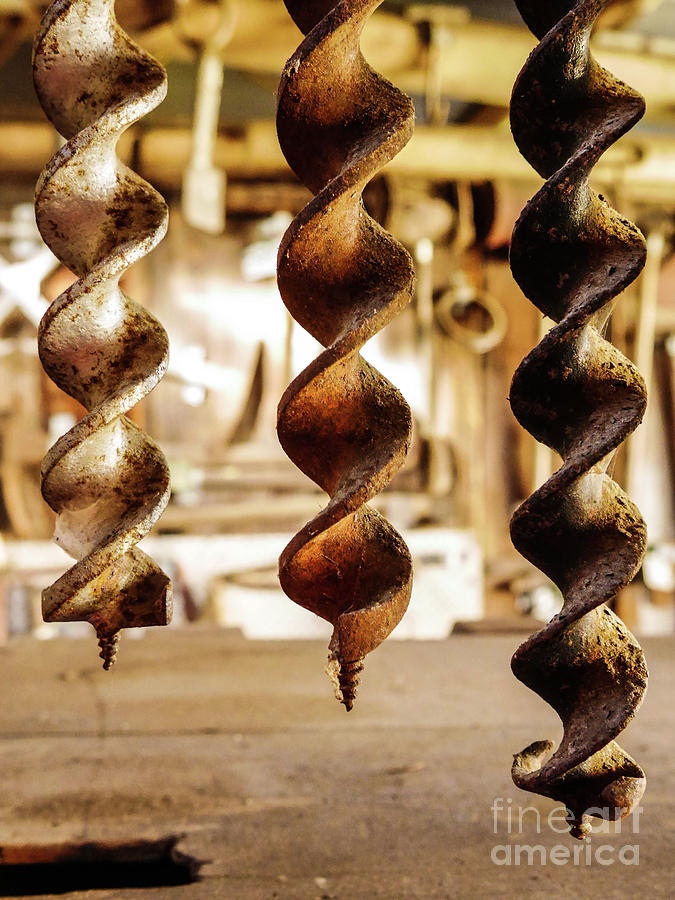 Retired Rusted Drill Bits Photograph by Lexa Harpell