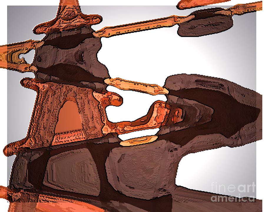 Abstract Digital Art - Twister by Aline Pottier Gama Duarte Abstract Digital Art - Twister by Aline Pottier Gama Duarte