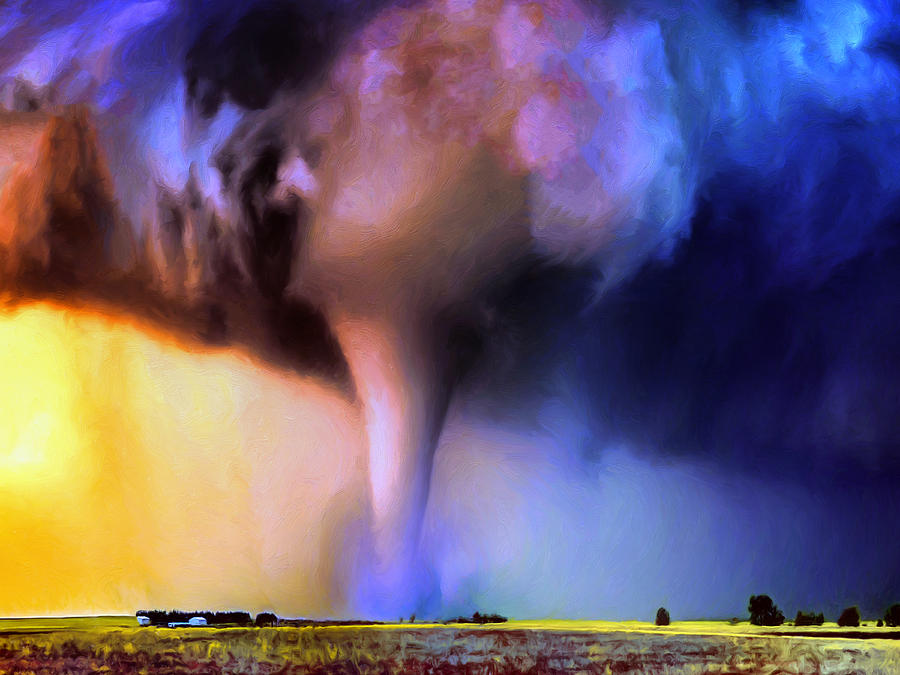 Twister Painting by Dominic Piperata