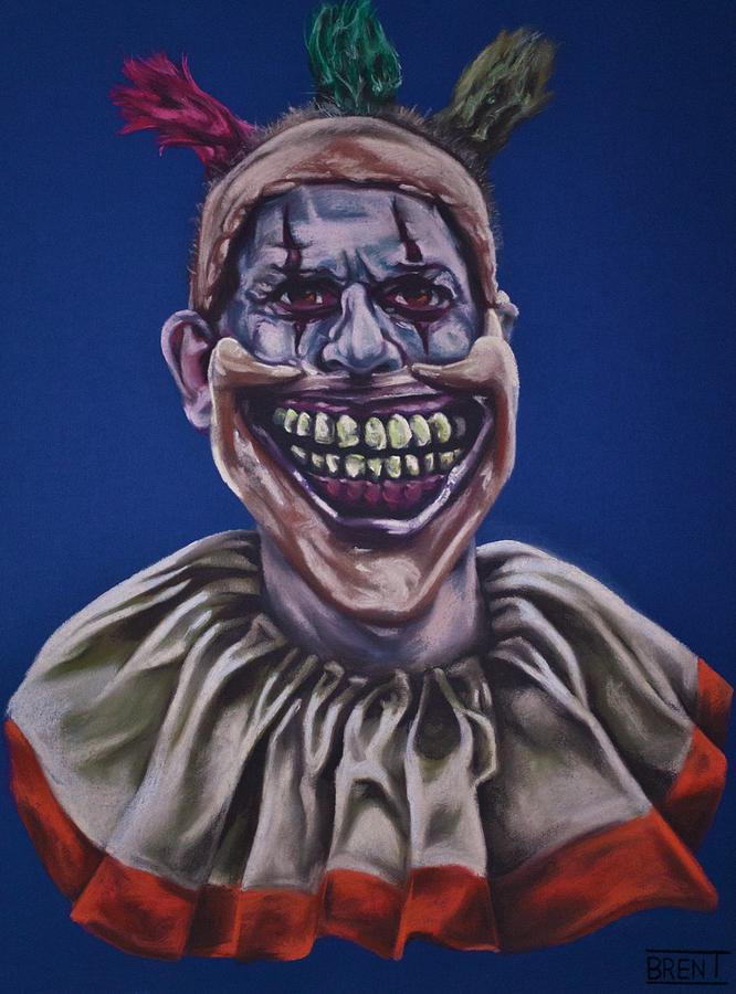 Twisty The Clown Drawing - Twisty The Clown by Brent Andrew Doty Twisty The Clown Drawing - Twisty The Clown by Brent Andrew Doty