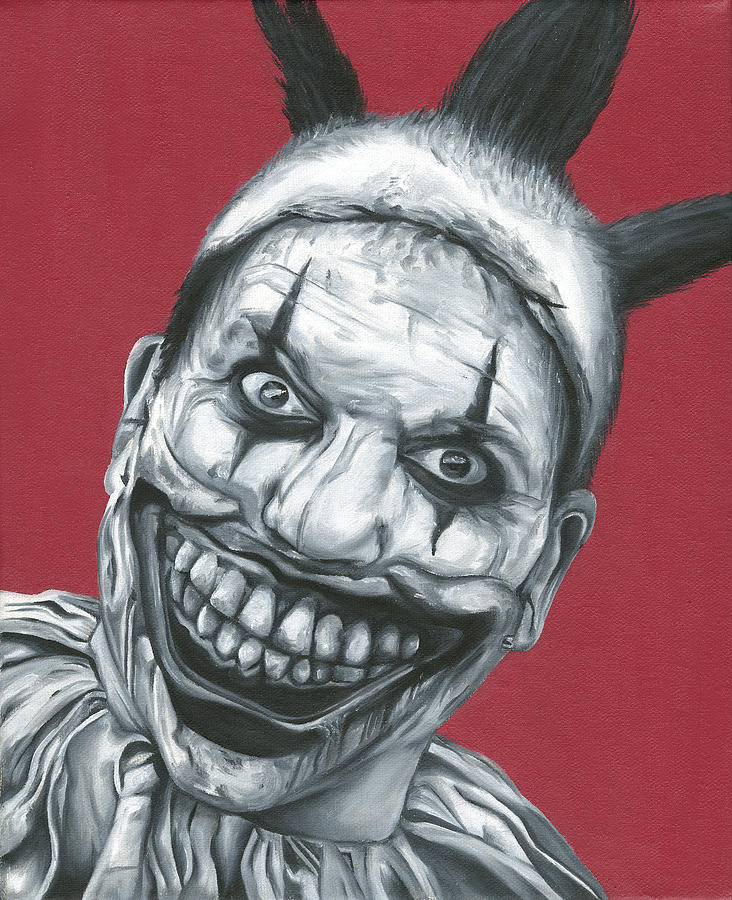 Ahs Painting - Twisty the Clown by Kel Enders