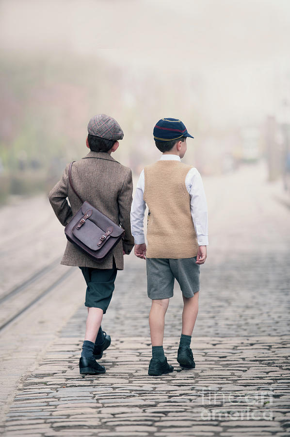 Two 1940s Boys Photograph by Lee Avison