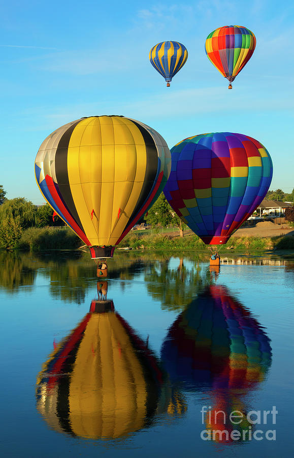 Balloons Photograph - Two and Two by Michael Dawson