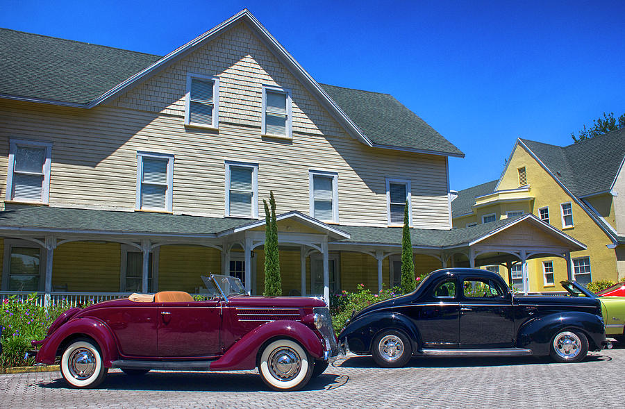 Two Antique Fords Photograph by Carlos Diaz