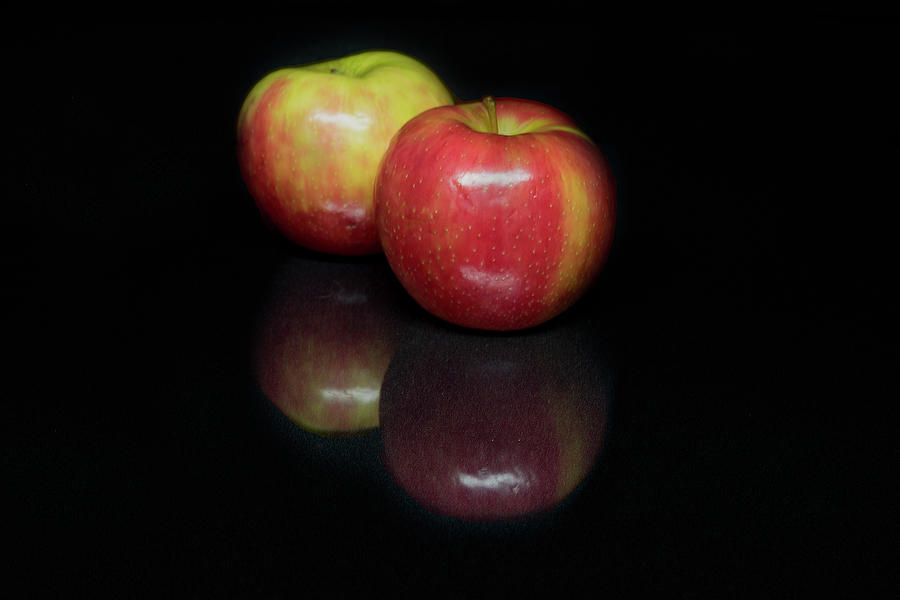 Two Apples Photograph by Lee Fortier - Fine Art America