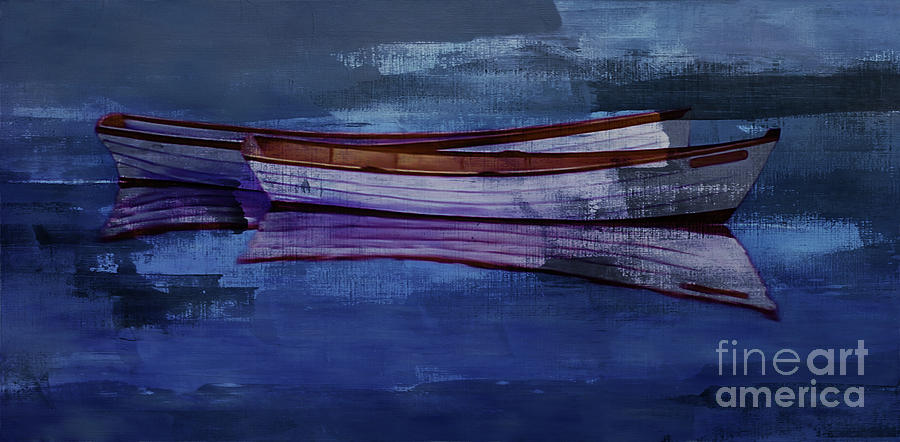 Two Boats abstract Painting by Gull G