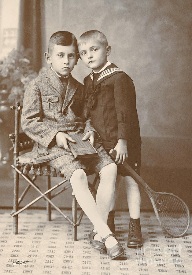 Two Boys Photograph by Jutta Maria Pusl