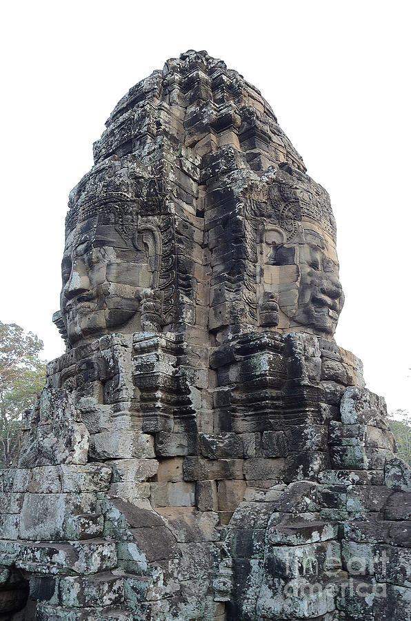 Two Buddhas of Angkor Wat Photograph by Tom Wurl