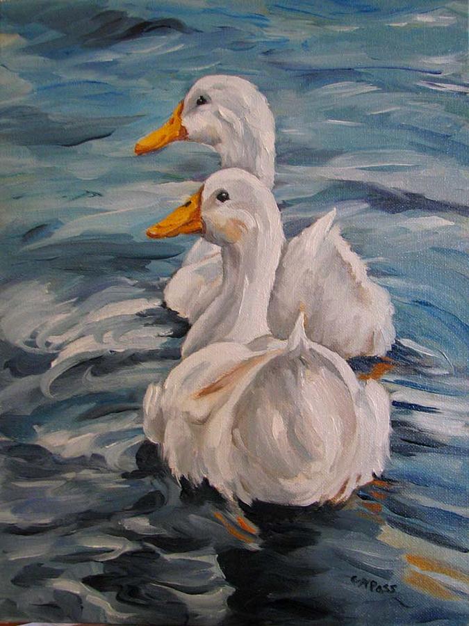 Two by Two Painting by Cheryl Pass