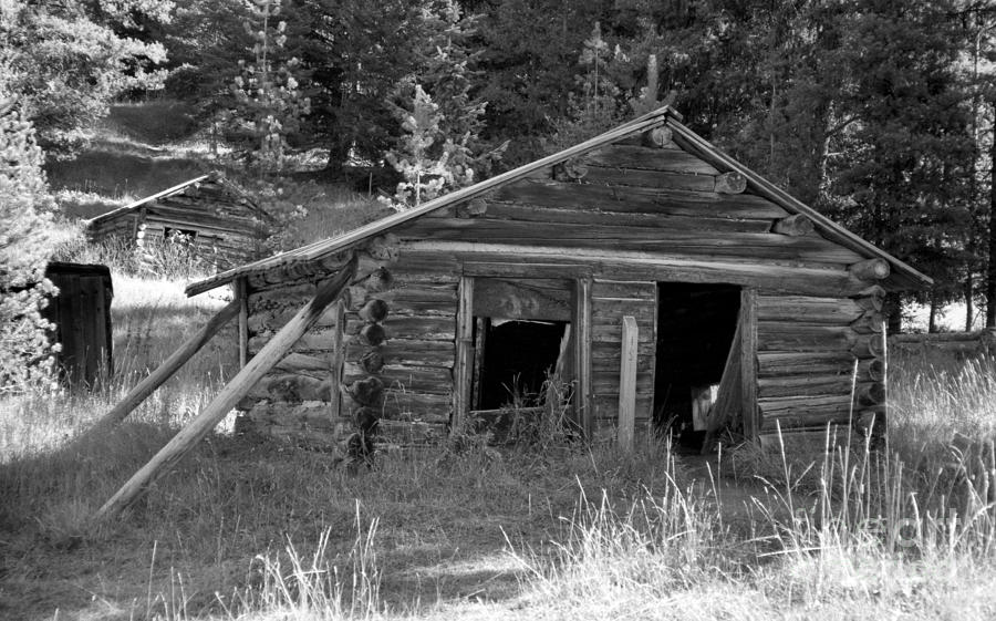 Two Cabins One Outhouse Photograph by Richard Rizzo
