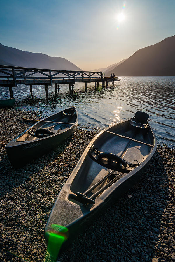 Two Canoe Photograph by Kristopher Schoenleber