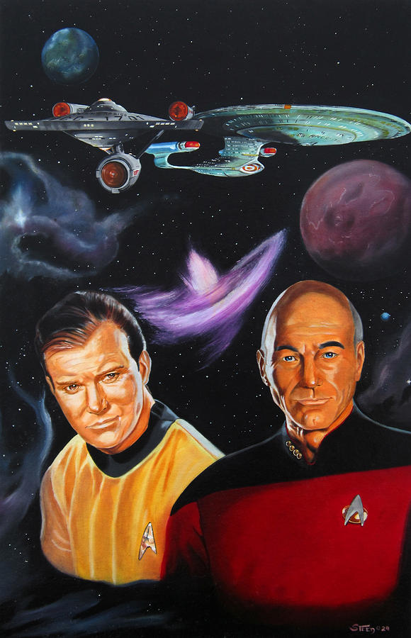 Two Captains Painting by Robert Steen
