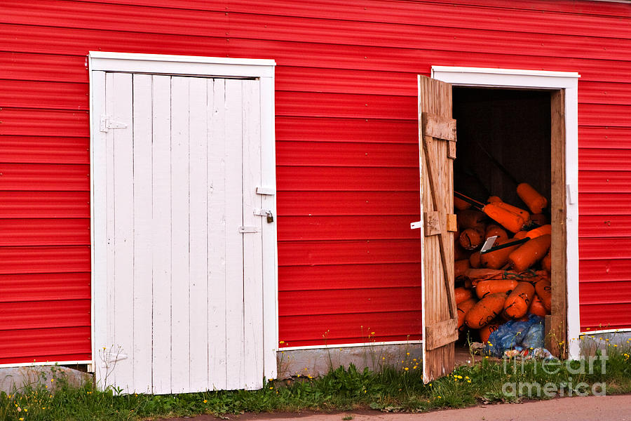 Two Doors in a Fishing Village Photograph by Louise Heusinkveld