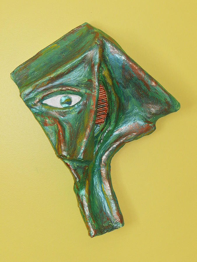 Two Faced Mask Mixed Media by Siebe Houtsma Fine Art America