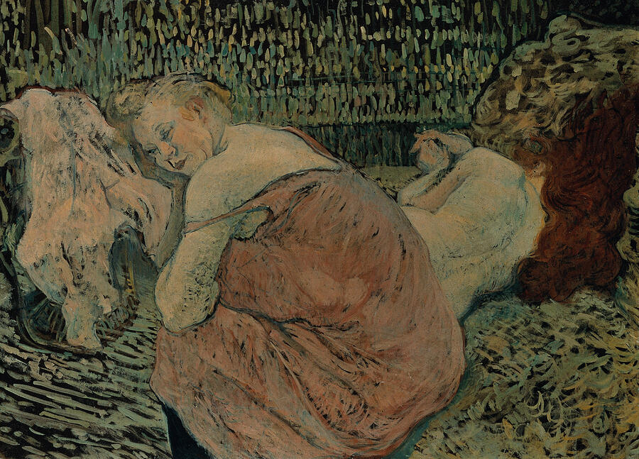 Two Friends, from 1895 Painting by Henri de Toulouse-Lautrec