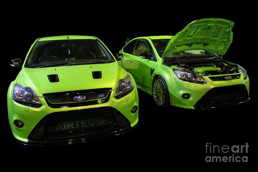Two Green Focus RS Photograph by Vicki Spindler