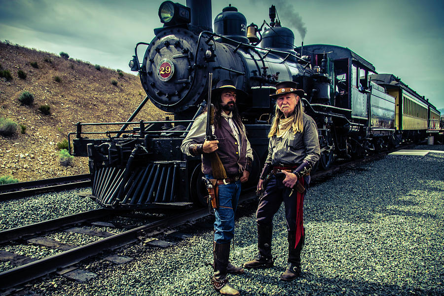 Two Gunfighters Photograph by Garry Gay