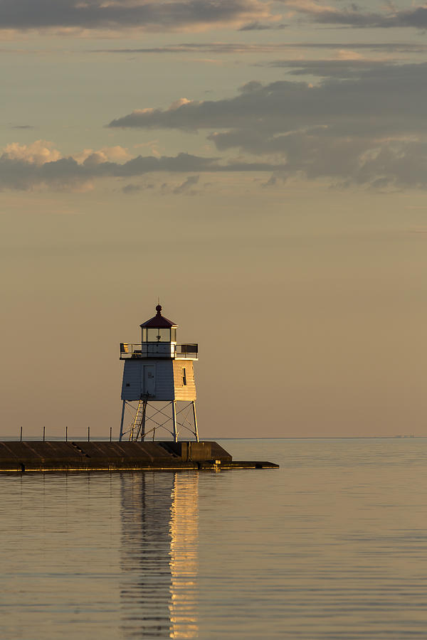 Two Harbors MN Pier Light 18 Photograph by John Brueske - Fine Art America