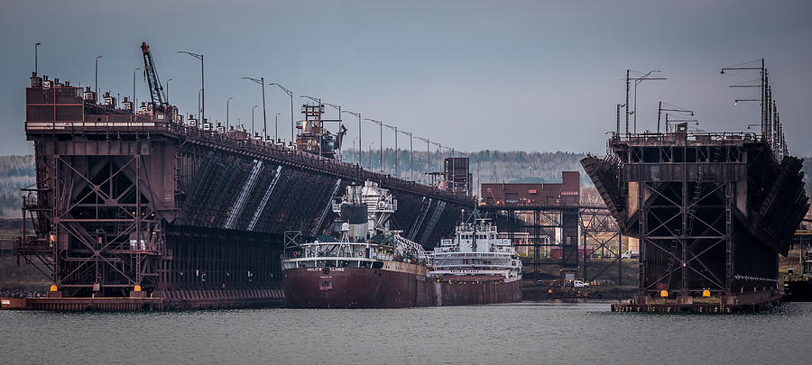 Two Harbors Ore Docks Photograph by Paul Freidlund