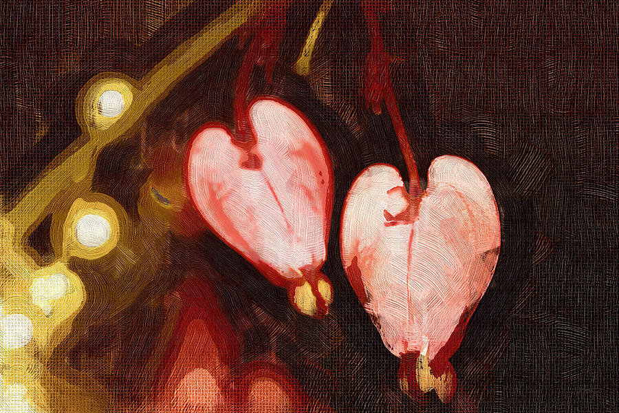 Two Hearts Digital Art by Holly Ethan