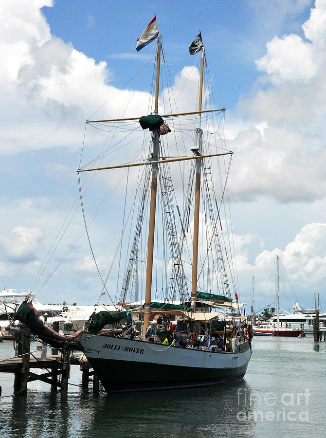 Two Masted Schooner Photograph by John Black