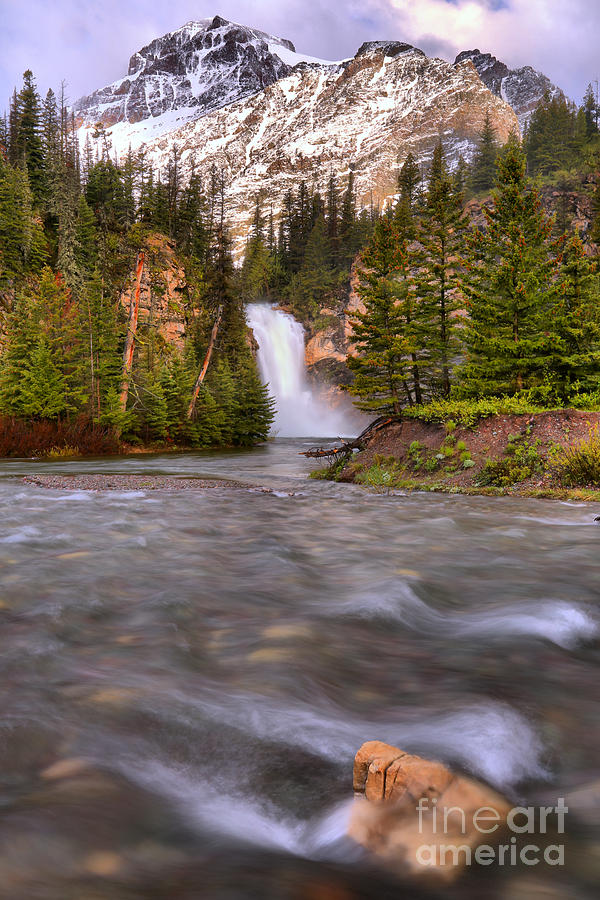 Two Medicine Creek And Falls Photograph by Adam Jewell