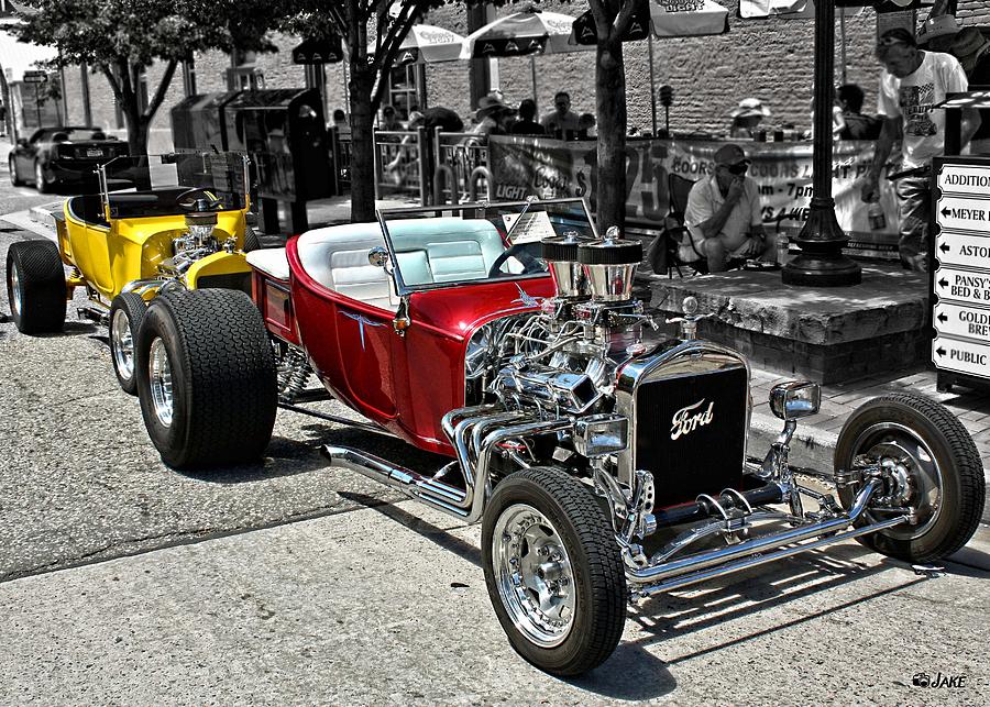 Two Vintage Model T Roadster Street Rods Photograph by Jake Steele ...