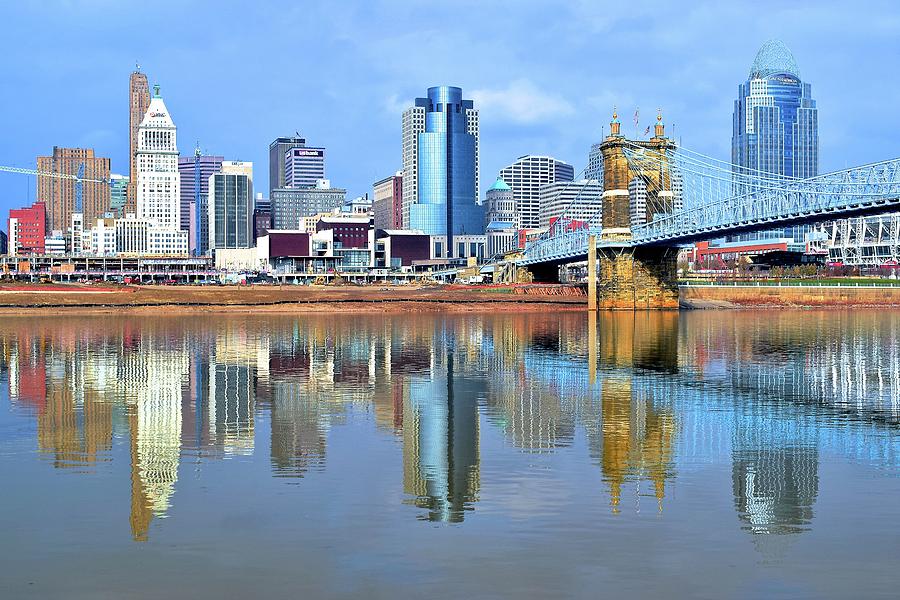 Two of Cincinnati Photograph by Frozen in Time Fine Art Photography