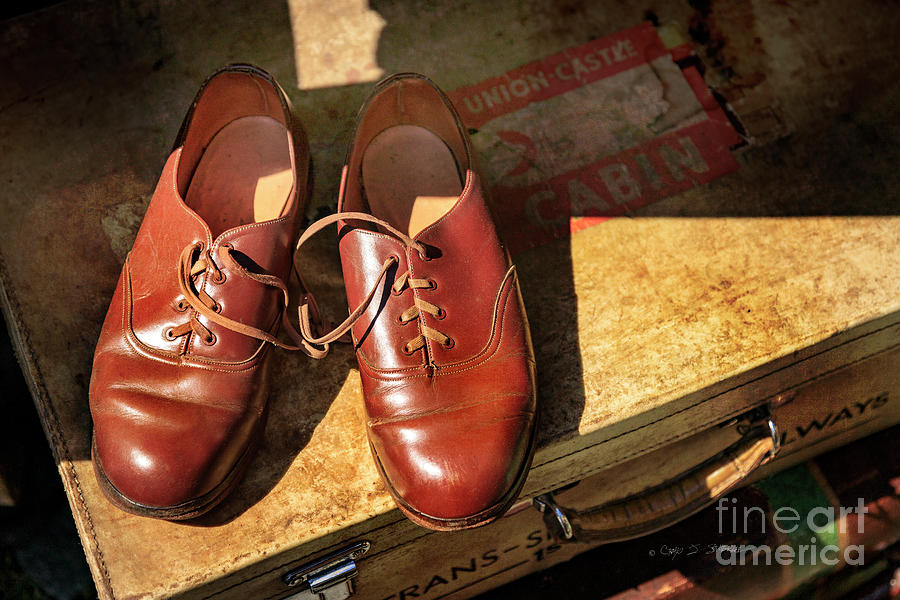 Two Old Shoes Photograph by Craig J Satterlee