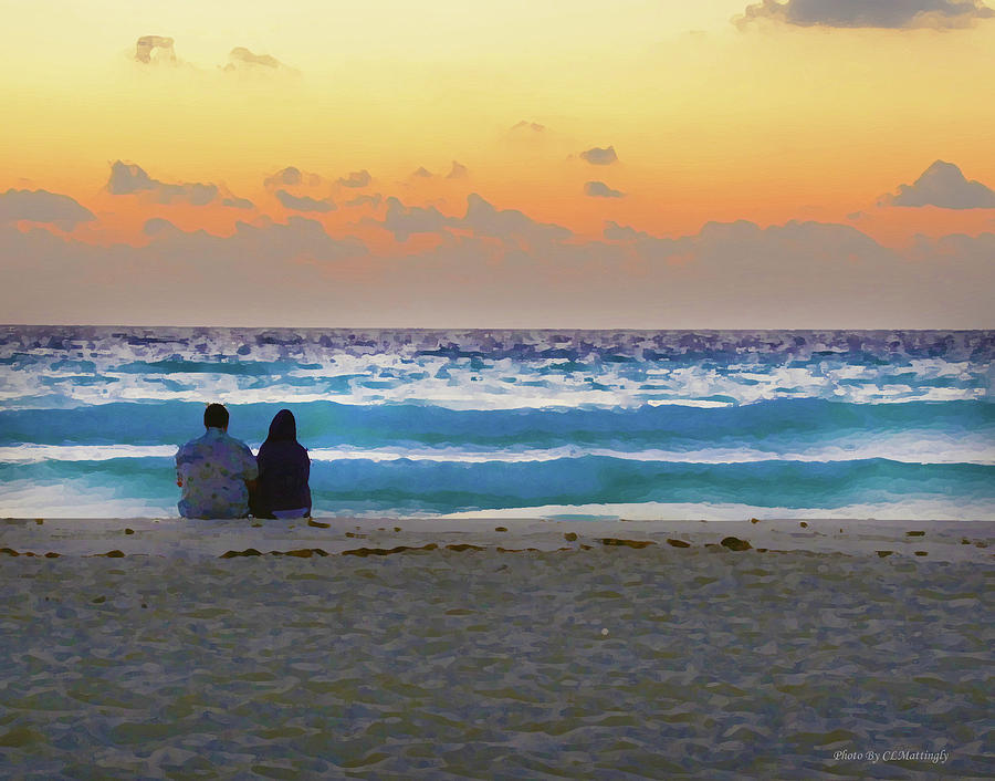 Two on a Beach Photograph by Coke Mattingly