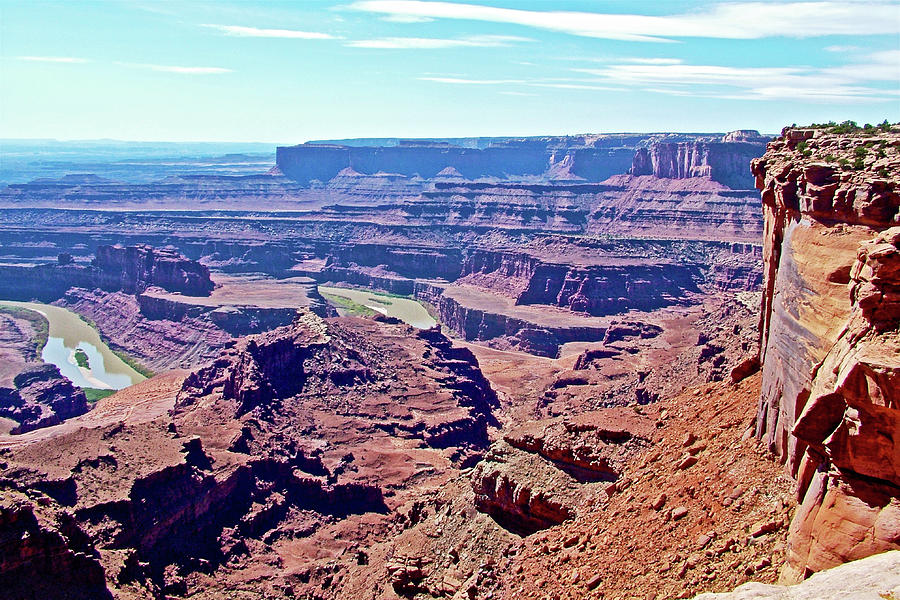 Two Parts in a Curve of the Colorado River in Dead Horse Point State Park, Utah Photograph by Ruth Hager