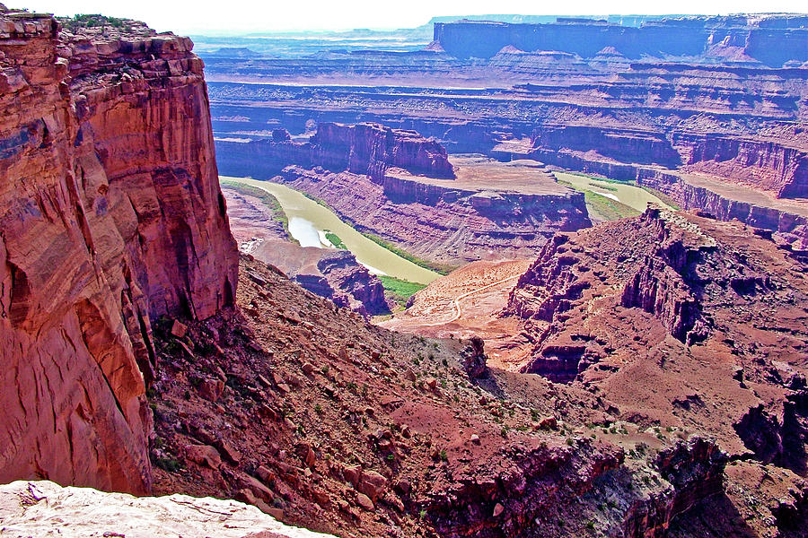 Two Parts in a Curve of the Colorado River inDead Horse Point State Park, Utah Photograph by Ruth Hager
