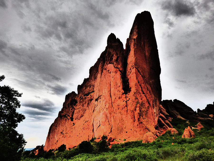 Two Peaks Garden of the Gods Photograph by Alan Socolik