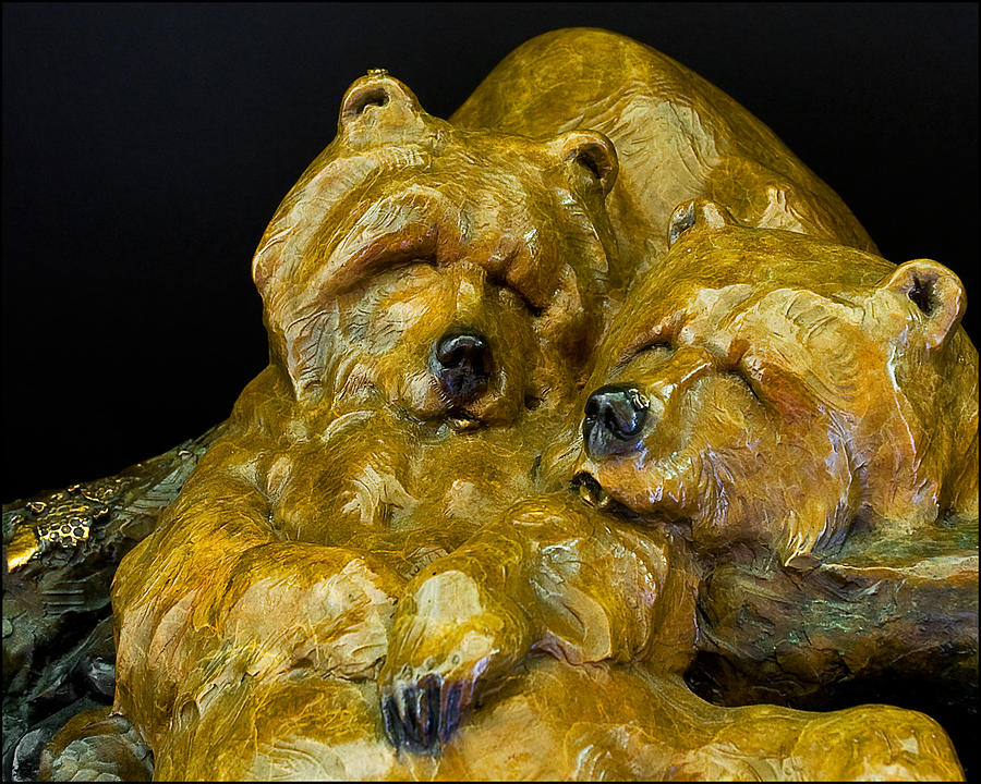 Two Pooped Sculpture by Walt Horton Photograph by Ginger Wakem
