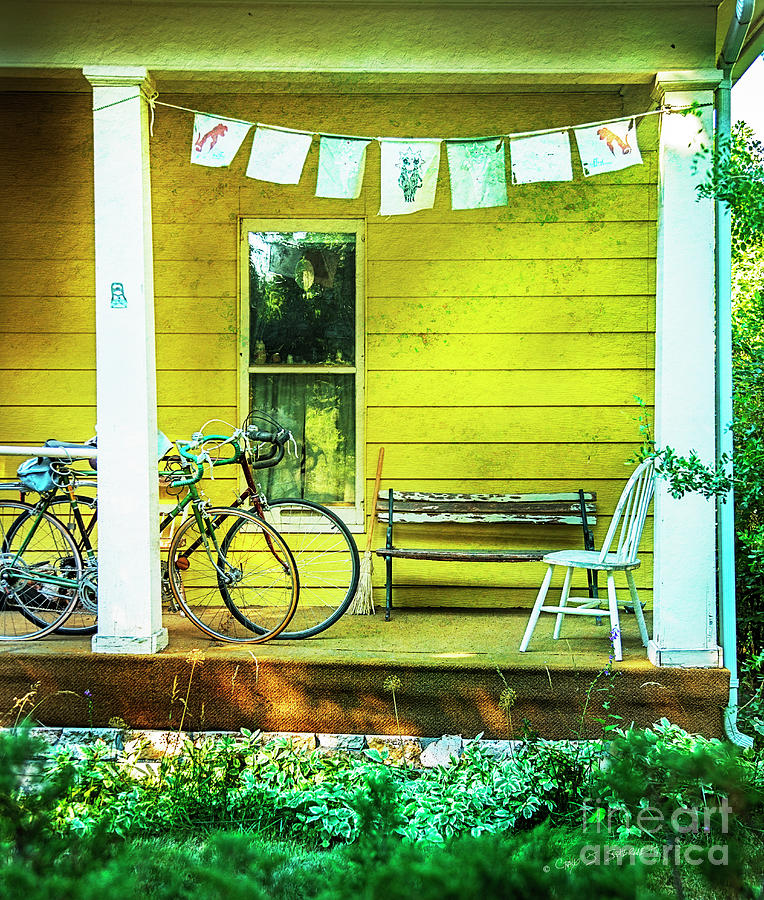 Two Porch Bicycles Photograph by Craig J Satterlee