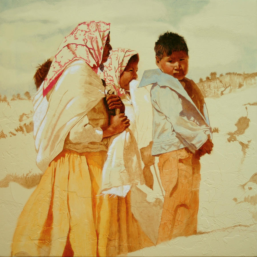 Two Red Bandanas Painting By Robert Bissett