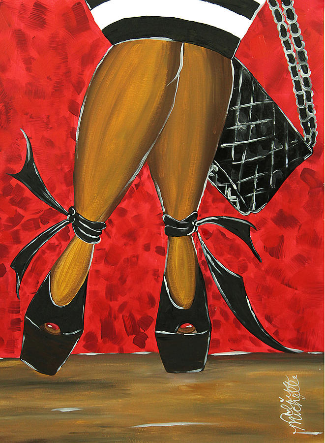 Aliya Painting - Two Stepping by Aliya Michelle Aliya Painting - Two Stepping by Aliya Michelle