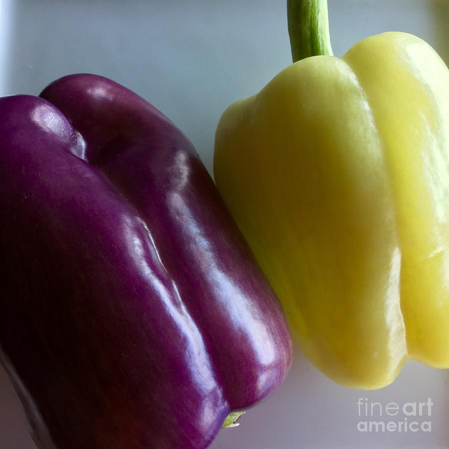 Vegetable Photograph - Two Sweet Peppers by Patricia E Sundik