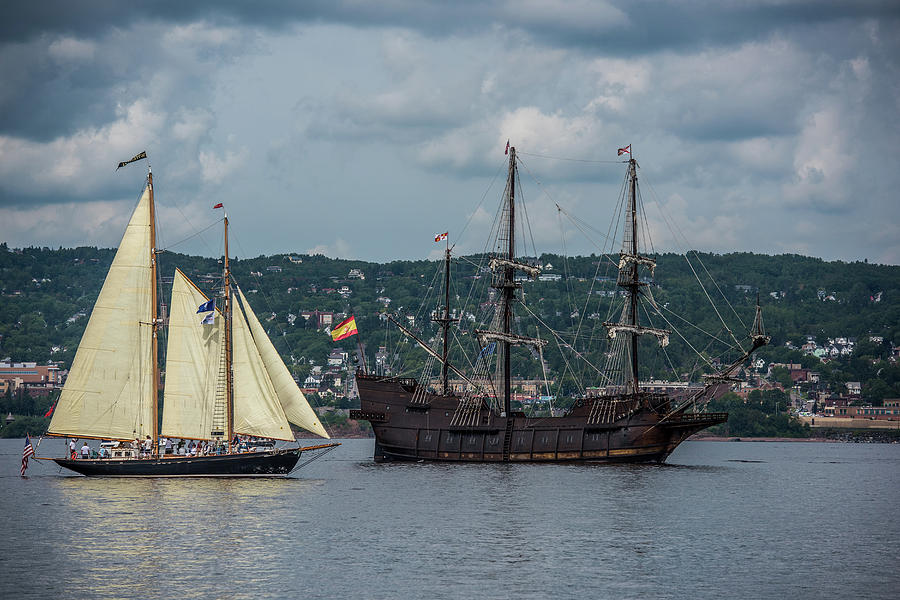 Two Tall Ships Photograph by Paul Freidlund