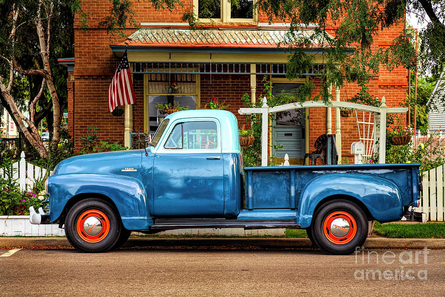 Two Tone Blue Truck Photograph by Craig J Satterlee