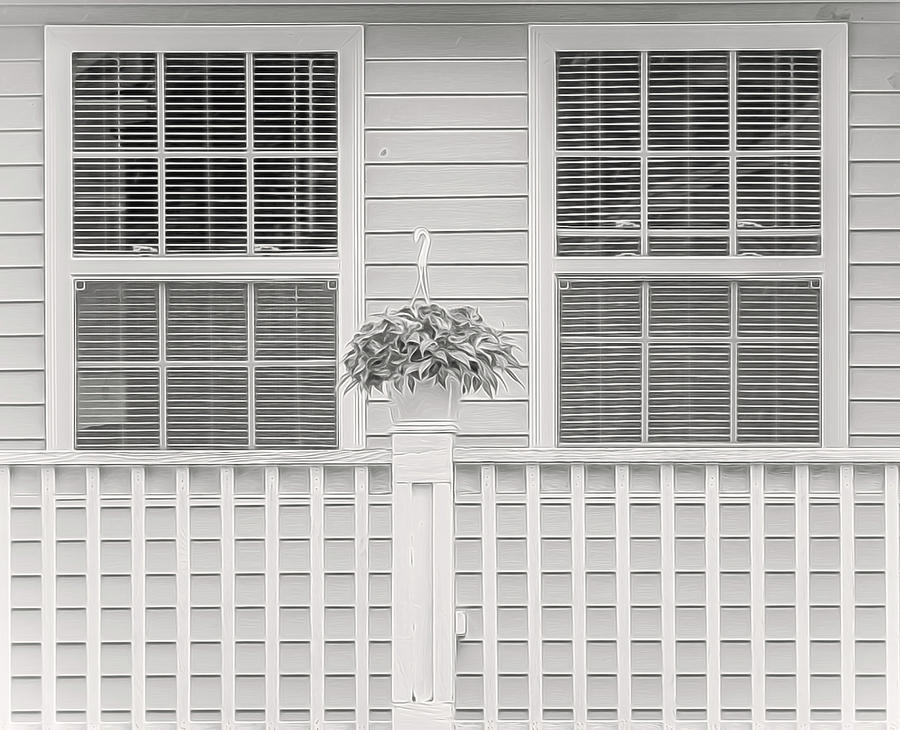 Two Windows Photograph by Cathy Kovarik Two Windows Photograph by Cathy Kovarik