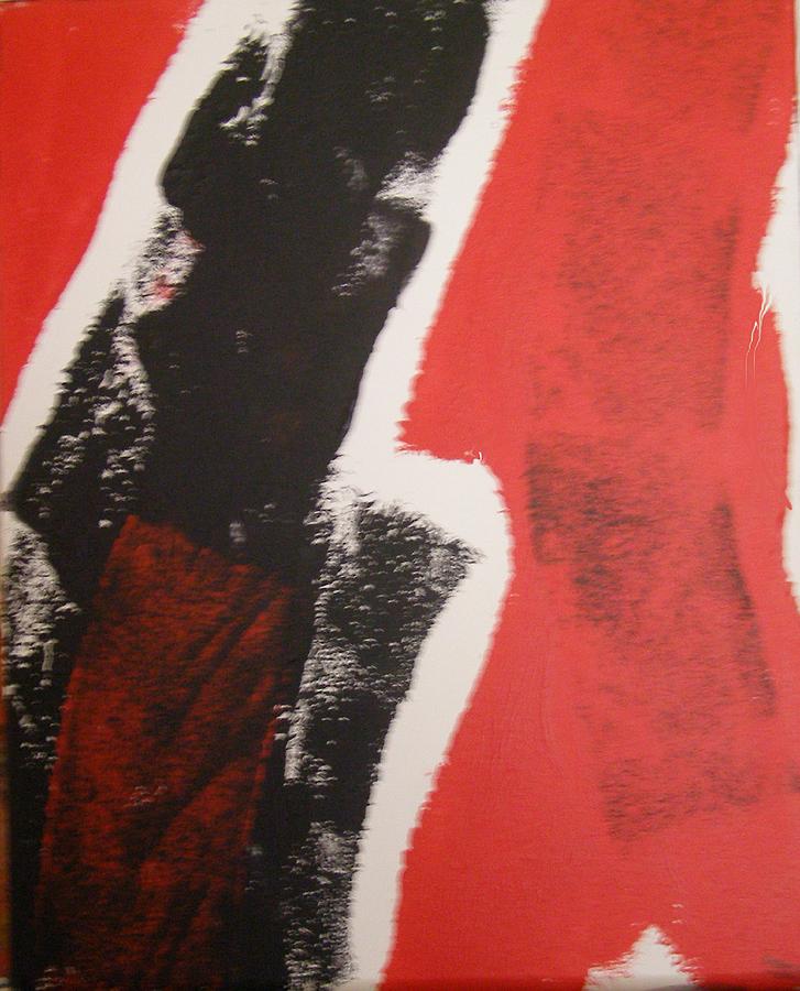 Abstract Painting - Two Women by Don Phillips