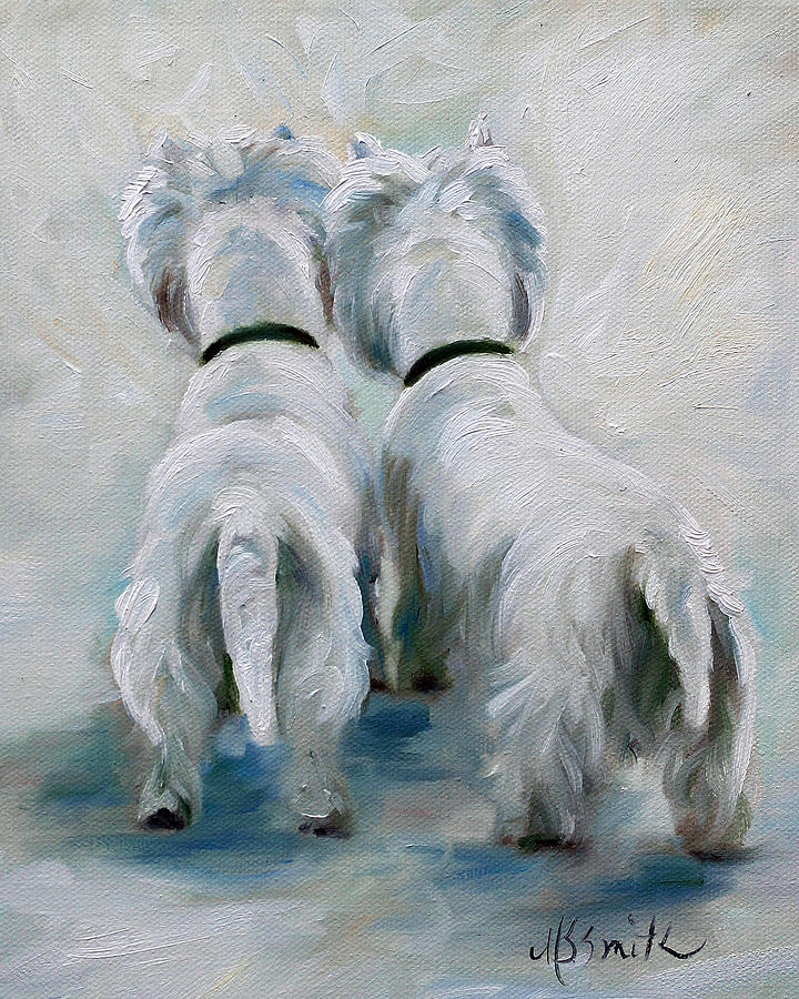 Twos Company Painting by Mary Sparrow