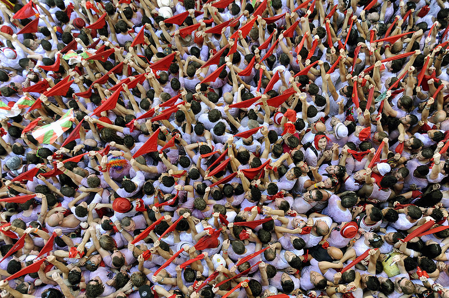 Txupinazo San Fermin Photograph by Rafa Rivas - Fine Art America