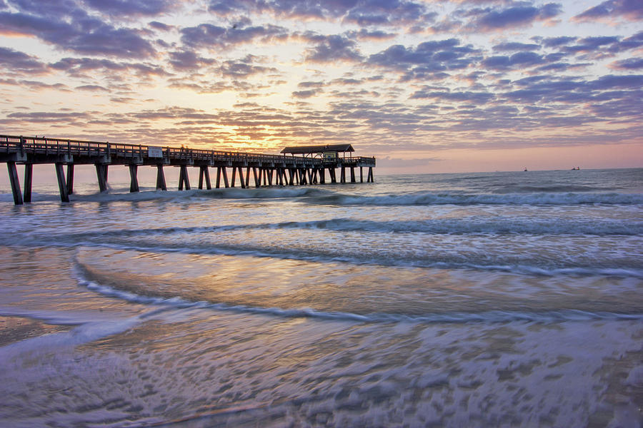 Tybee Island Sunrise by Angel Sharum Tybee Island Sunrise by Angel Sharum