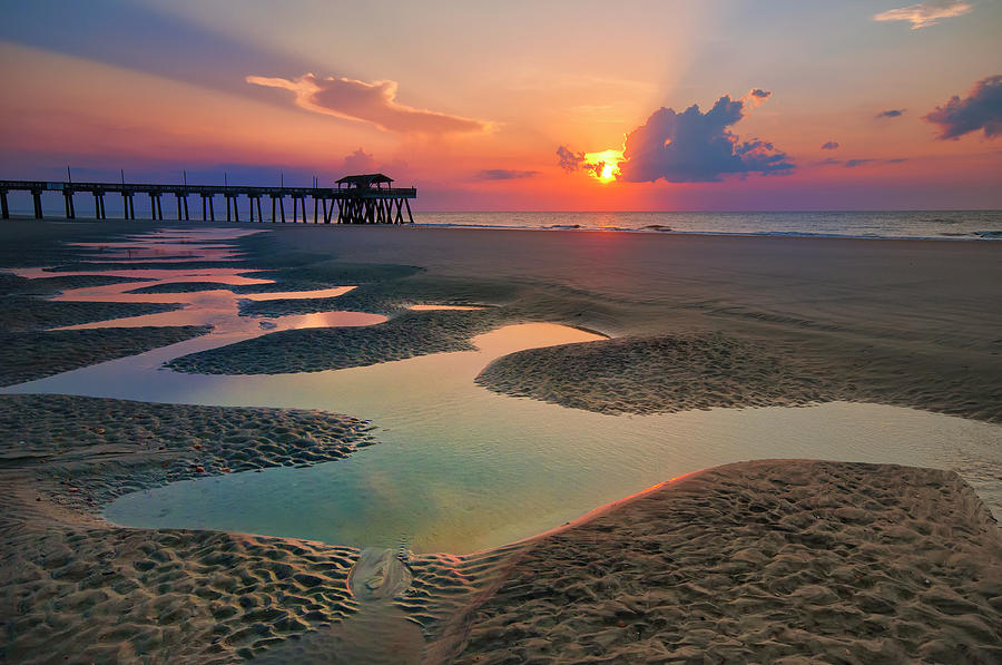 Tybee Island Sunrise Photograph by Larry Hinson Fine Art America