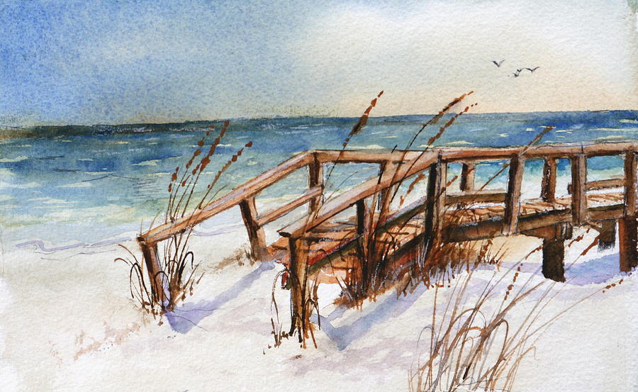 Tybee Tide Painting by Bobby Walters