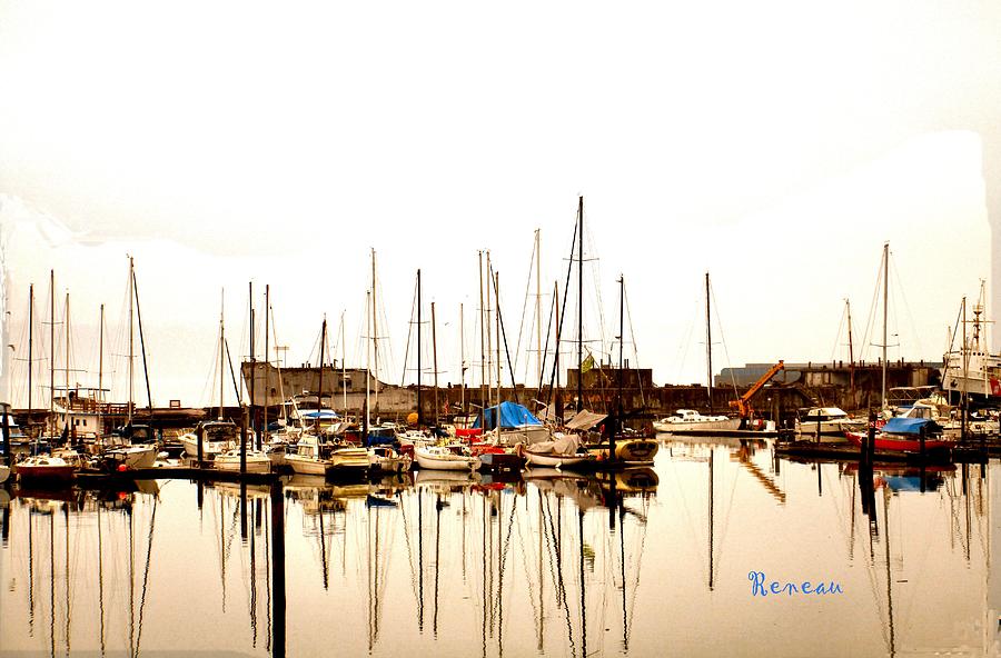 Boat Photograph - Tyee Marina - Tacoma Washington by A L Sadie Reneau
